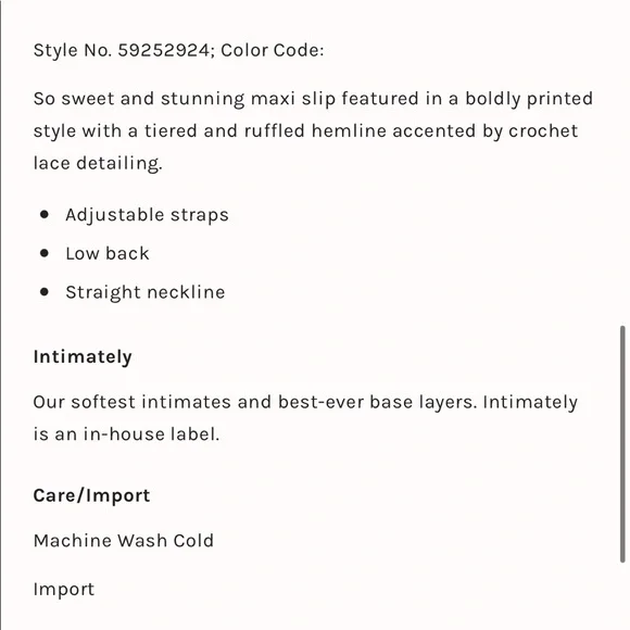 Free People Intimately Make You Move Floral Maxi Slip - Picture 11 of 12